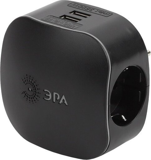 

Разветвитель ЭРА SP-3e-USB-Black Б0046364