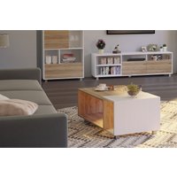 Журнальный столик MyStar Анника 116.06.00 (дуб кантри золотой/белый)