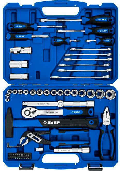 

Набор домашнего мастера Зубр 27670-H58_z01 (63 предмета)