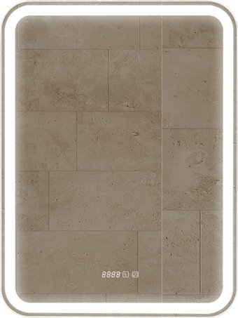 Silver Mirrors Шкаф с зеркалом для ванной Фиджи-Антрацит 60 3.2 LED-00003044 (левый)