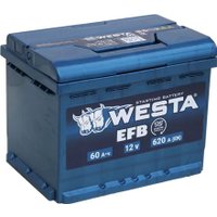 Автомобильный аккумулятор Westa EFB 6СТ-60 VLR Euro (60 А·ч) в Солигорске