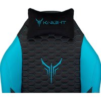Игровое (геймерское) кресло Knight Neon (черный/голубой) в Лиде