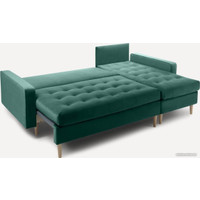 Угловой диван Divan Ситено Barhat Emerald 185238 (зеленый)