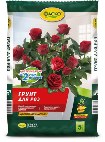 Грунт Фаско Цветочное счастье для роз (5 л)