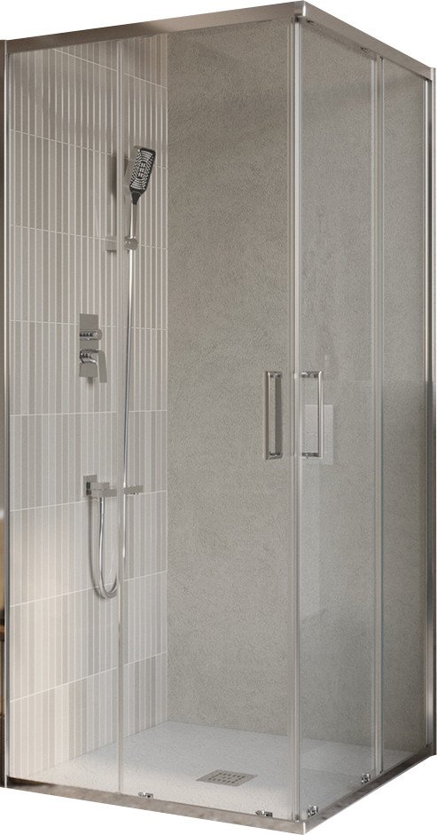 

Душевой уголок BelBagno LUCE-AH-2-100/80-C-Cr