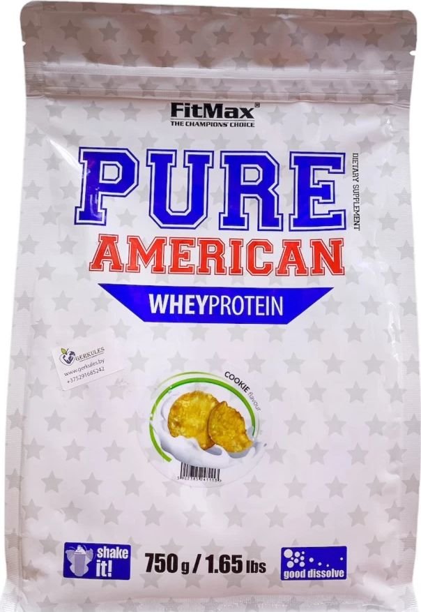 

Протеин сывороточный (концентрат) Fitmax Pure American (750 г, соленая карамель)