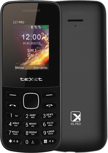 

Телефон TeXet TM-117 Pro (черный)