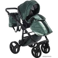 Универсальная коляска Junama Clermont (2 в 1, зеленый/рама черная)