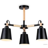 Люстра средней высоты Ambrella light TR82206/3 BK/LWD