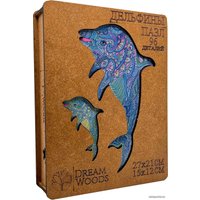 Набор пазлов Dream Woods Дельфины P-016 (96 эл)