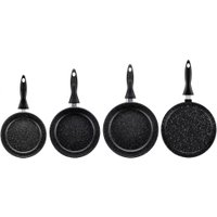 Набор сковород Elan Gallery Гармония вкуса 120112+4 (черный мрамор)