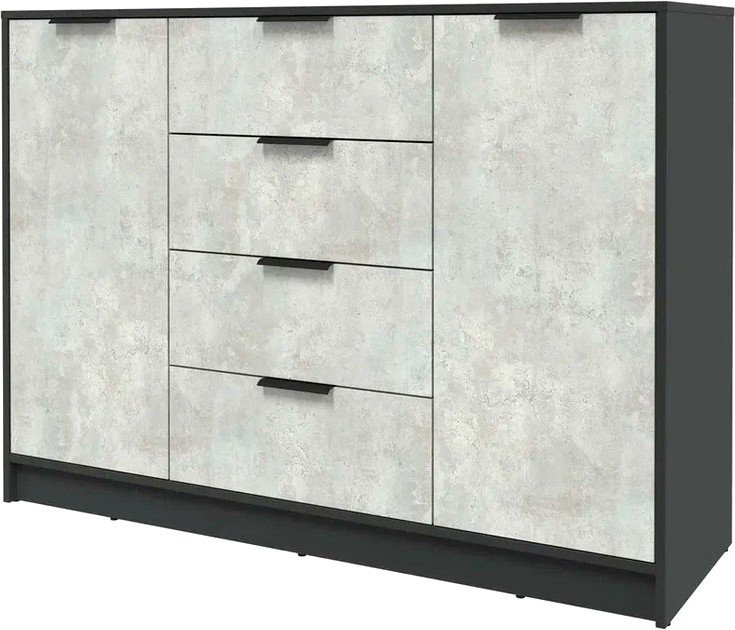 

Тумба Интерлиния Концепт КТ-Т140 (бетон лайт/антрацит)