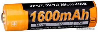 Аккумулятор Fenix 14500 1600mAh ARB-L14-1600U 1шт