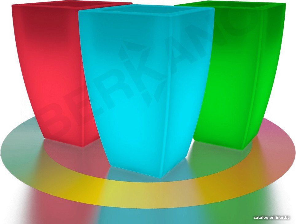 Кашпо Berkano Светящееся Tenero 65 DB (белый, RGB подсветка)