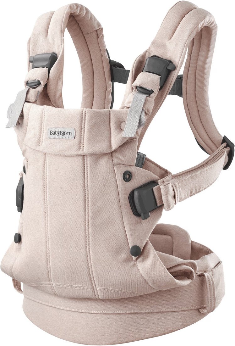 

Рюкзак-переноска BabyBjorn Harmony Woven 0880.28 (light pink melange)