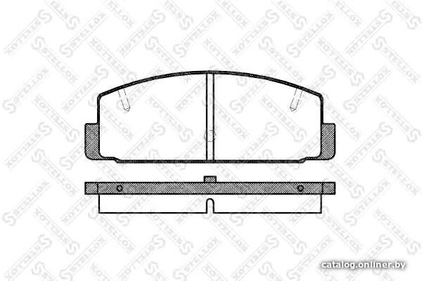 Тормозные колодки Stellox 190020SX