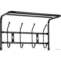 Вешалка для одежды Nika с полкой ВП4 (черный)