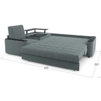 Угловой диван Moon Family 018 003586 (левый, серый)