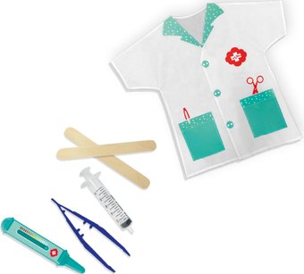 Игровой набор доктора терапевта SES Creative Petits Pretenders Костюм доктора 18001