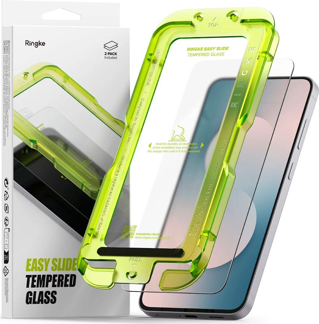 Защитное стекло Ringke Easy Slide 2шт для Galaxy S25 Fe