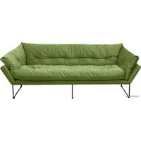 Диван Brioli Анико трехместный (велюр, B26 зеленый)