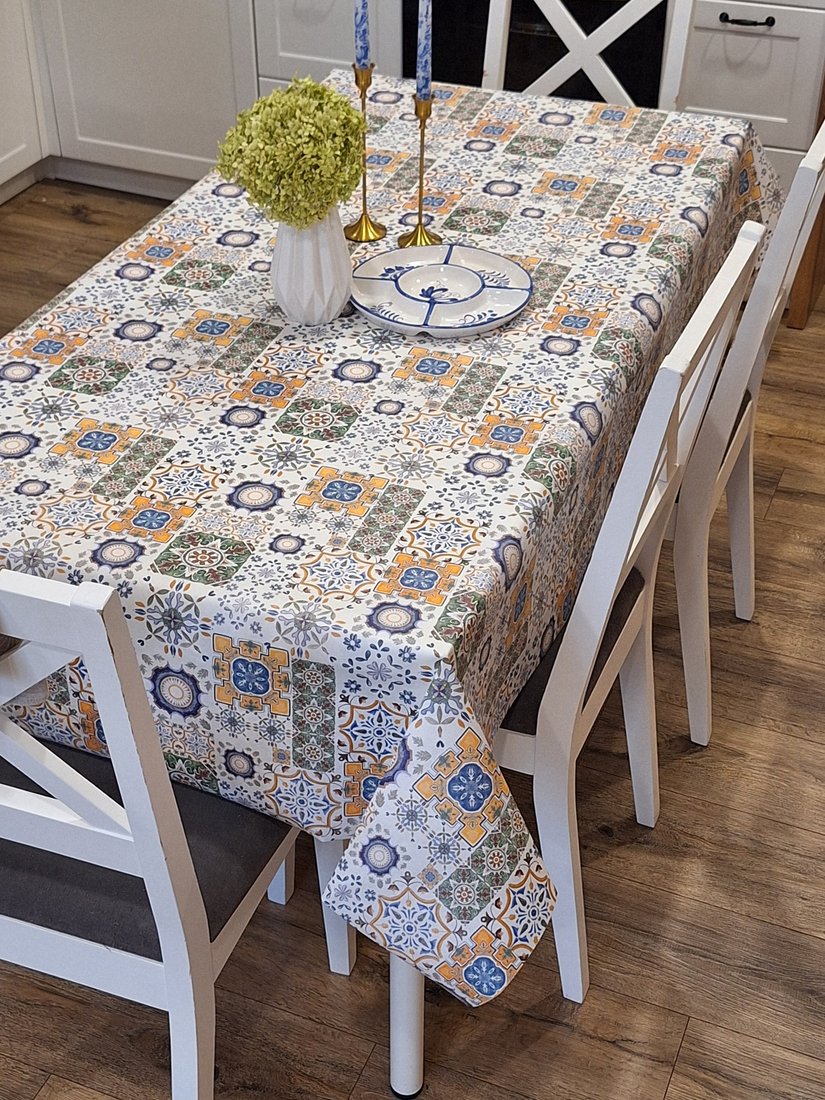 

Скатерть Stolima Napco Португальская плитка 4020 (160x130)