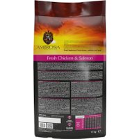 Сухой корм для собак Ambrosia Grain Free (для щенков крупных пород курица и лосось) 12 кг