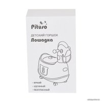 Детский горшок Pituso Лошадка FG3319 (красный)