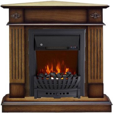

Каминокомплект Smolcom Brighton Corner STD-ASP с Aspen Black (дуб антик)