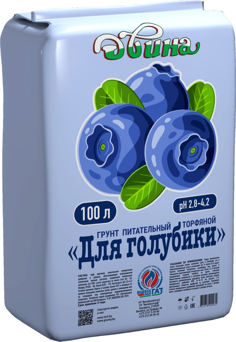 

Грунт Двина для голубики 100 л