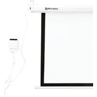 Проекционный экран BRAUBERG Moto 4:3 (180x180) 236733