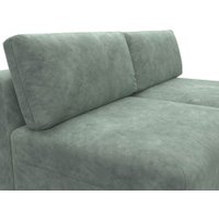 Угловой диван Лига диванов Лига-060 НПБ угол универсальный 129509 (велюр Brut 08 зеленый)