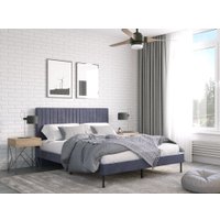 Кровать НК-Мебель Novel 140x200 26011197 (велюр серый)