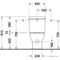 Унитаз напольный Duravit Darling New (213809)