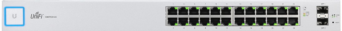 

Управляемый коммутатор 2-го уровня Ubiquiti UniFi Switch 24 [US-24-250W]