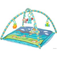 Развивающий коврик Nino Квадро Совушка (бирюзовый)