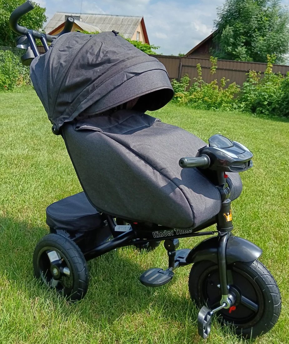 

Детский велосипед Kinder Trike Comfort 3 в 1 (черный)
