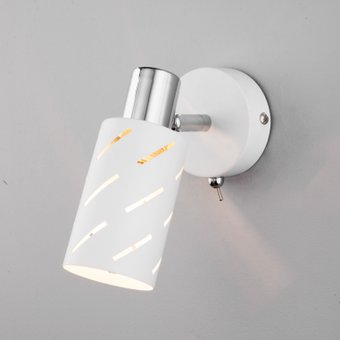 Спот Евросвет 20090/1 (белый/хром)