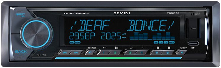 USB-магнитола Deaf Bonce Gemini 760DSP