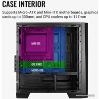 Корпус AeroCool Cylon Mini Tempered Glass (белый)