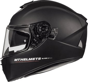 MT Helmets Blade 2 SV Solid A1 Matt (XS, черный)