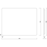  Roxen Зеркало Simon 510205-90AFGM 90x70 (с подогревом)