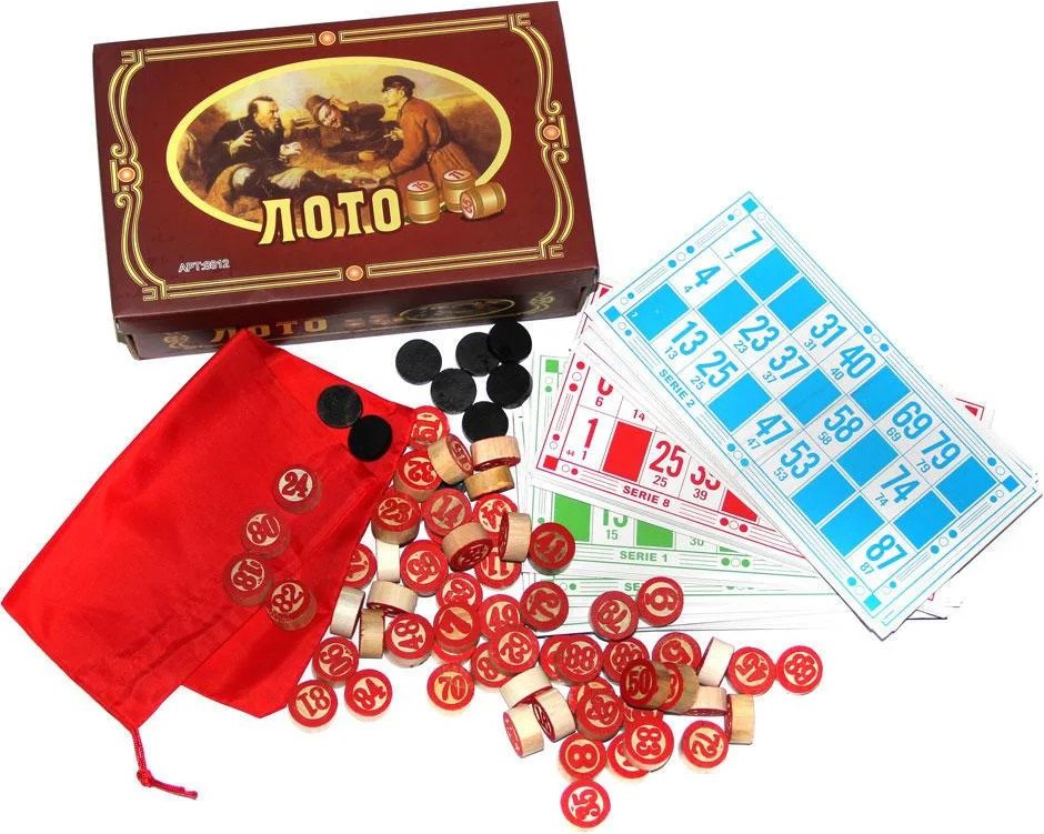 

Настольная игра Zez Лото русское 8812