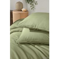 1.5-спальный комплект постельного белья Arya Natural Stone Washed 8680943227263 (зеленый)