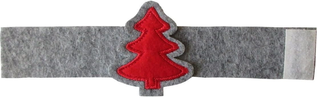 

Кольцо для салфеток Arya Xmas Tree 8680943110428 (6 шт, серый)
