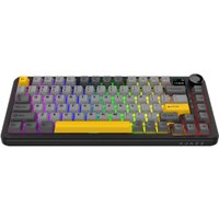 Клавиатура Ajazz AK820 Max Plus (черный/серый/желтый, Ajazz Avocado)