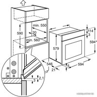 Электрический духовой шкаф Electrolux EOC5851AOX