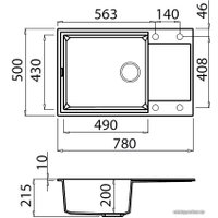 Кухонная мойка Elleci Easy 310 Avena 51