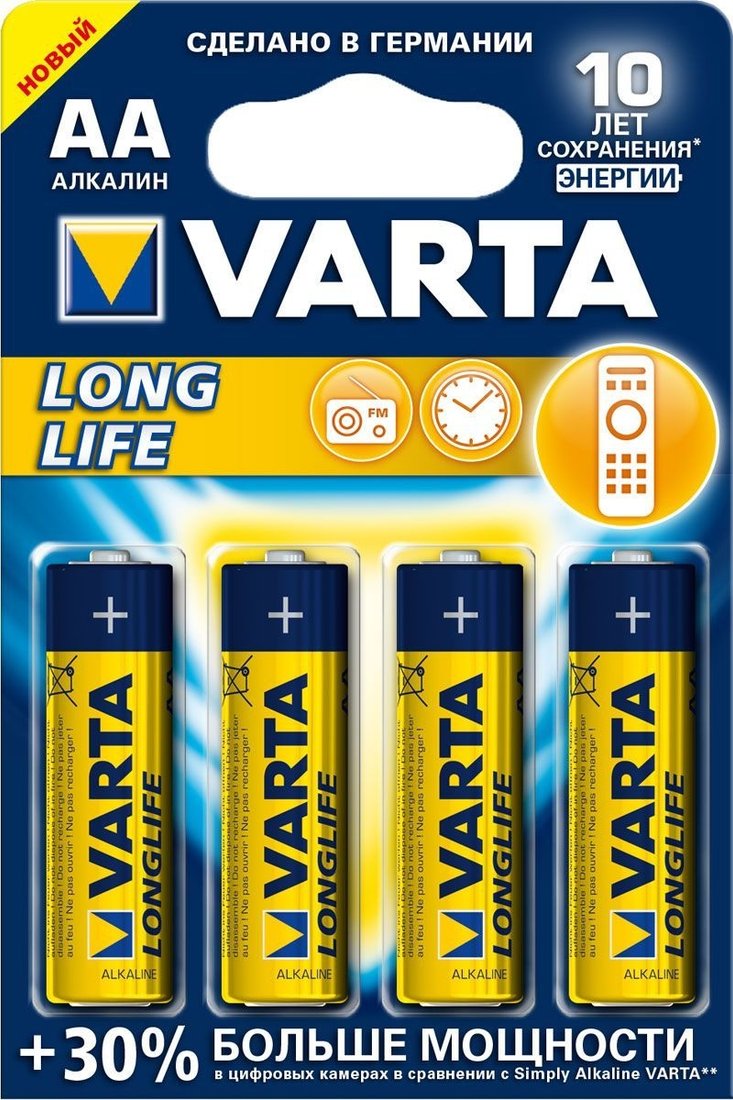 

Батарейка Varta Energy AAA 4 шт. [04103]