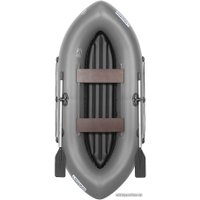Гребная лодка Лоцман Турист ЛТ-300 ВНД (серый)